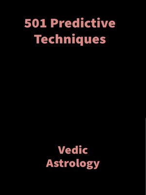 cover image of 501 Predictive Techniques